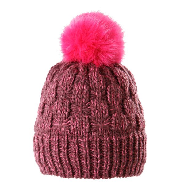 Kids BLAKELY Fleece Lined Pom Beanie